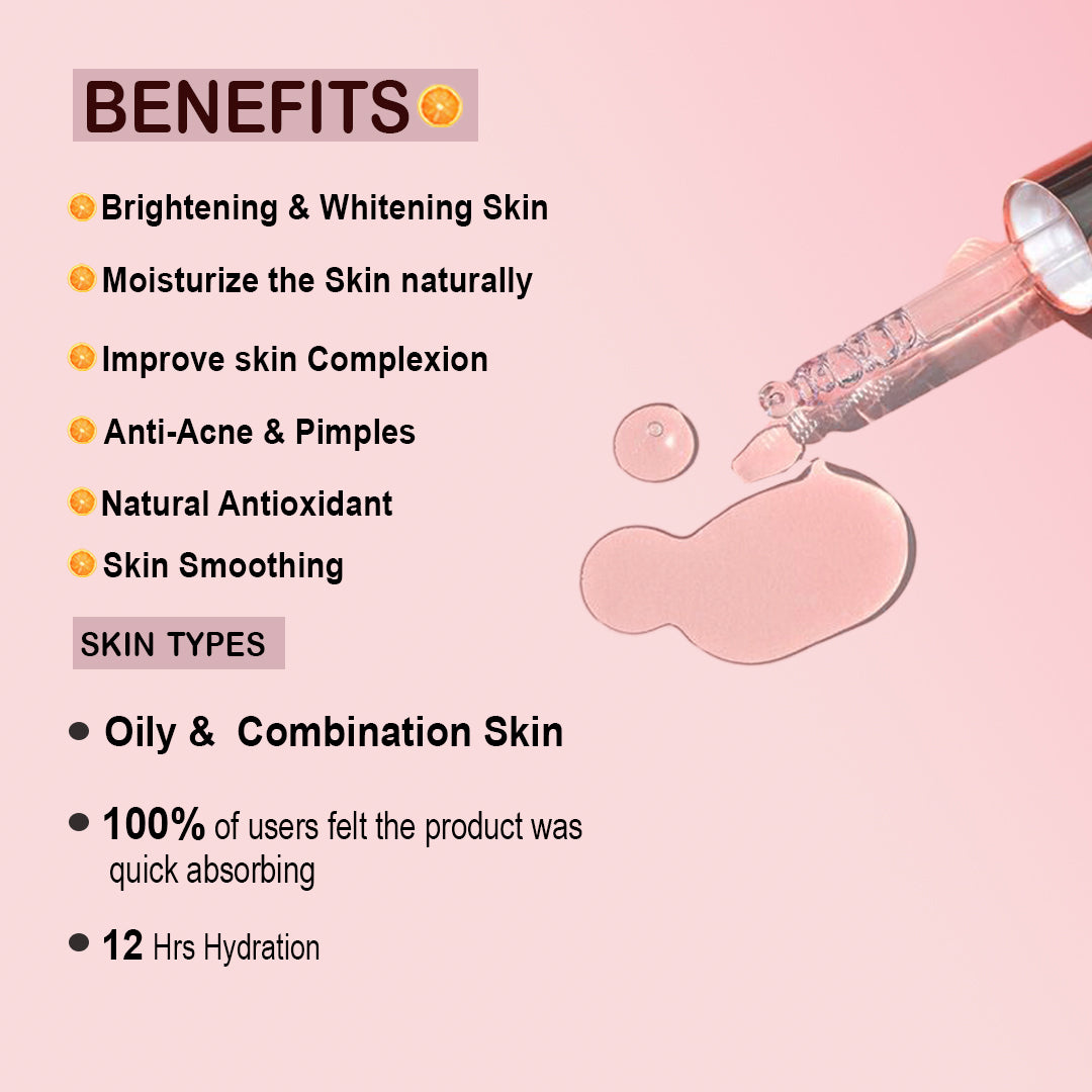 VITAMIN A+C+E FACE SERUM | GLOWING & HYDRATION BOOSTING | OILY & COMBINATION SKIN | 30ML