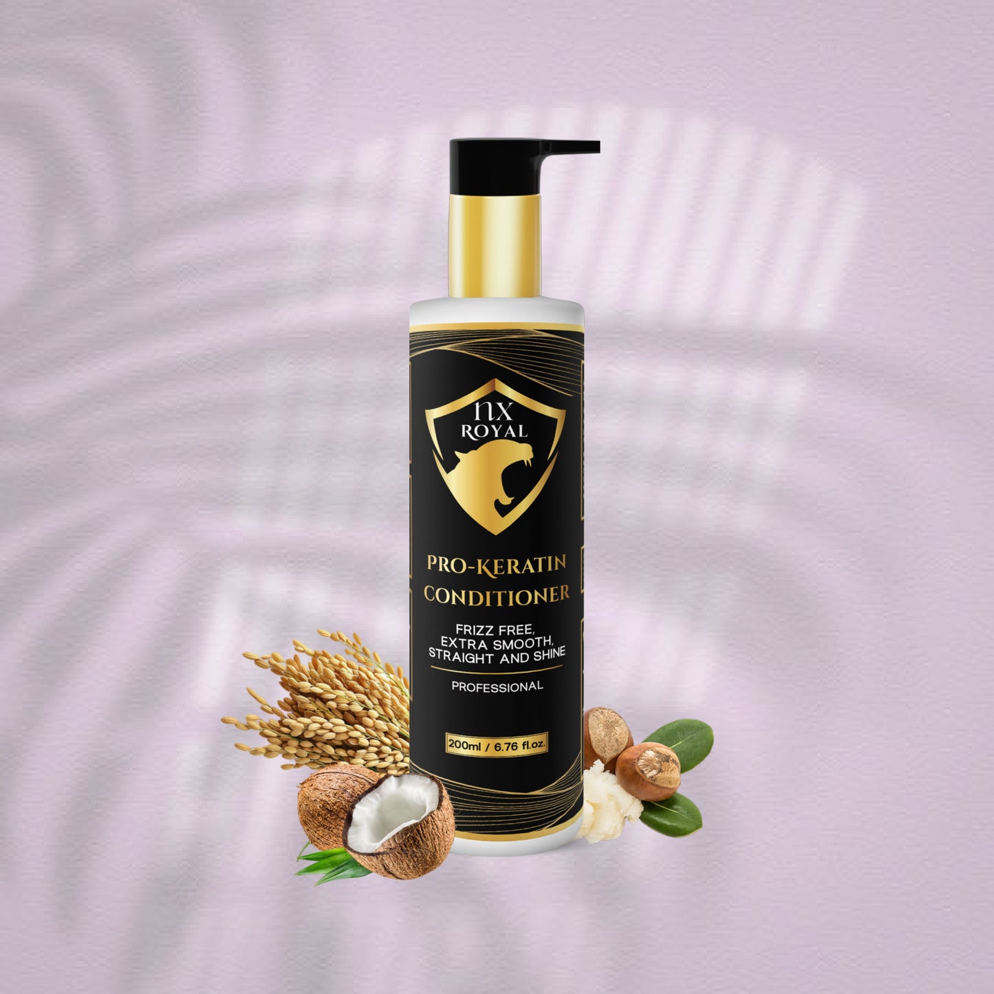 PRO KERATIN CONDITIONER | FRIZZ FREE | EXTRA SMOOTH | STRAIGHT AND SHINE | 200ml