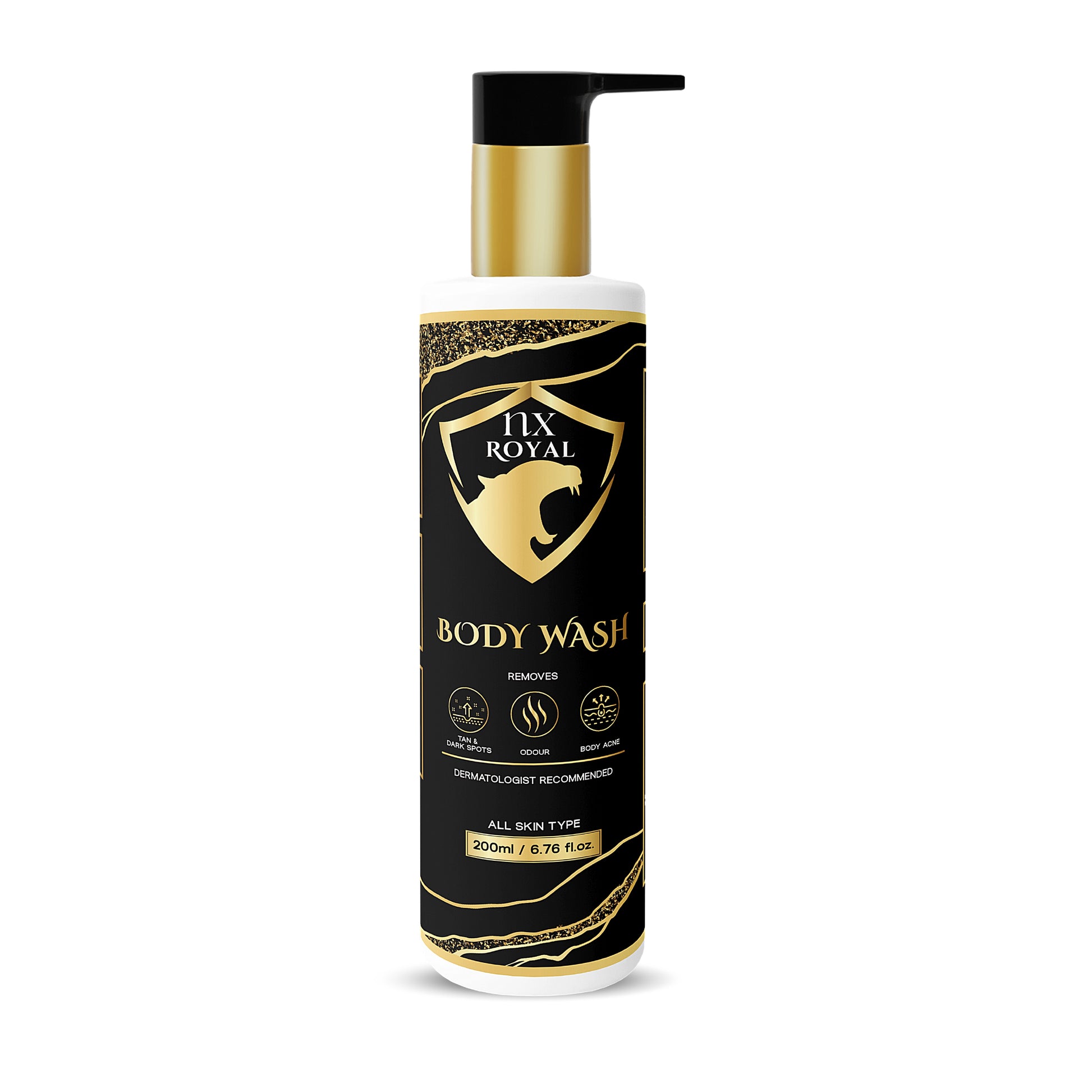 NX ROYAL Dark Spots Acne Clearing Body Wash For Cleansed Glowing S