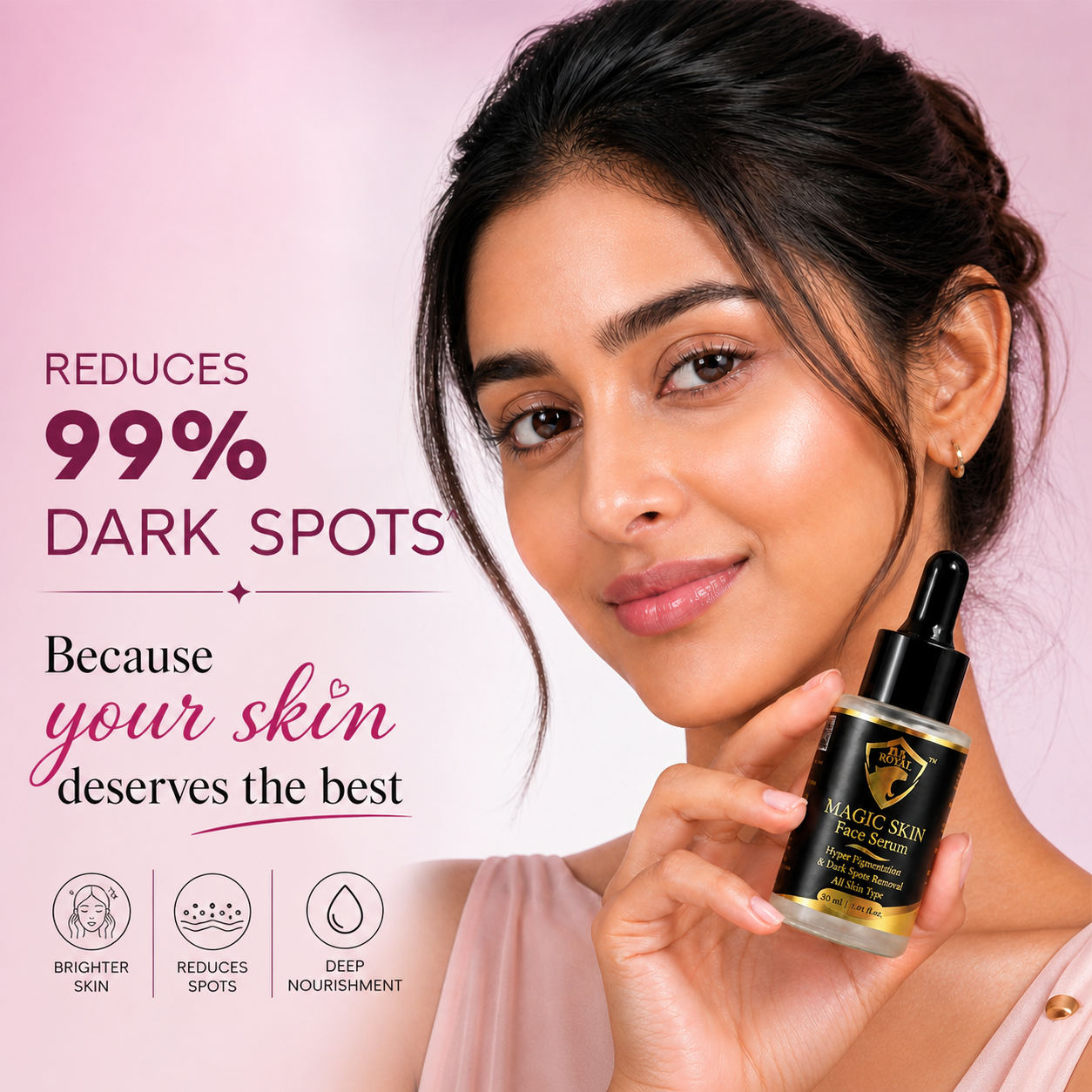 Magic Skin Face Serum for Hyper Pigmentation | Melasma | Dark Spots Removal