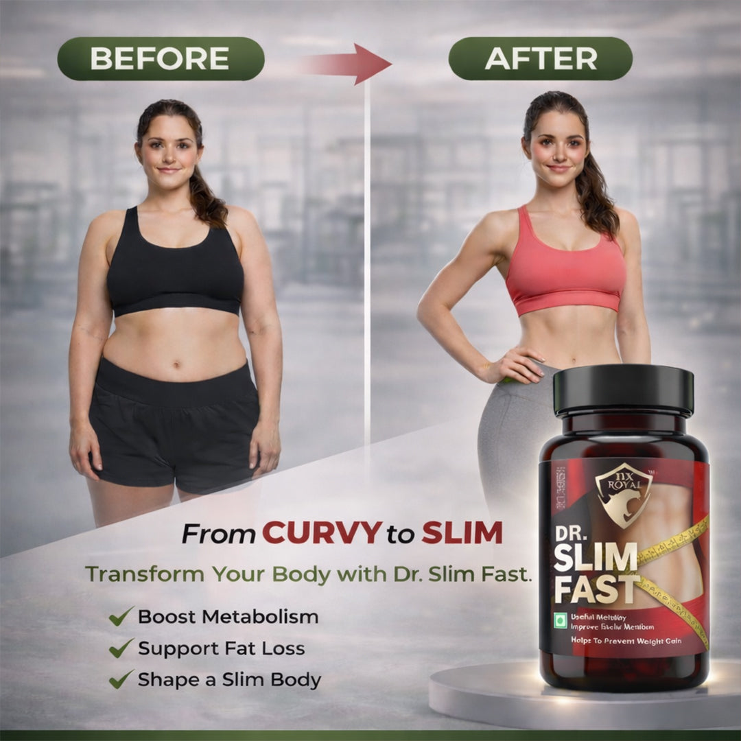 DR. SLIM FAST COMBO KIT (30+30) CAPSULES | SET OF 2 | 1 MONTH PACK