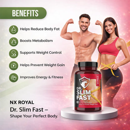 DR. SLIM FAST COMBO KIT (30+30) CAPSULES | SET OF 2 | 1 MONTH PACK