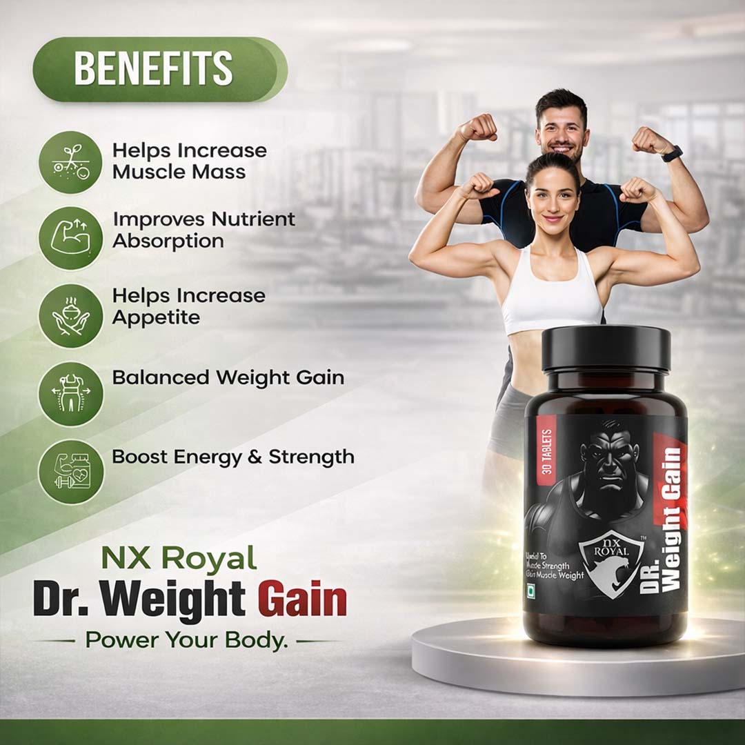 DR. WEIGHT GAIN COMBO KIT (30+30) CAPSULES | SET OF 2 | 1 MONTH PACK