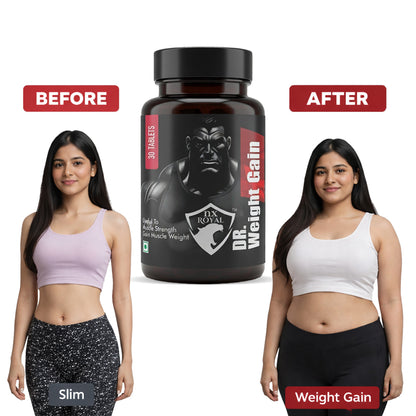 DR. WEIGHT GAIN COMBO KIT (30+30) CAPSULES | SET OF 2 | 1 MONTH PACK