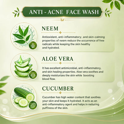 NX Royal Anti Acne Facewash & Magic Skin Serum Combo