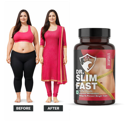 DR. SLIM FAST COMBO KIT (30+30) CAPSULES | SET OF 2 | 1 MONTH PACK