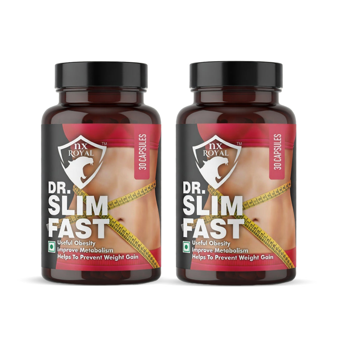 DR. SLIM FAST COMBO KIT (30+30) CAPSULES | SET OF 2 | 1 MONTH PACK