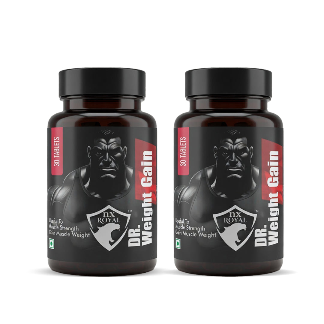 DR. WEIGHT GAIN COMBO KIT (30+30) CAPSULES | SET OF 2 | 1 MONTH PACK